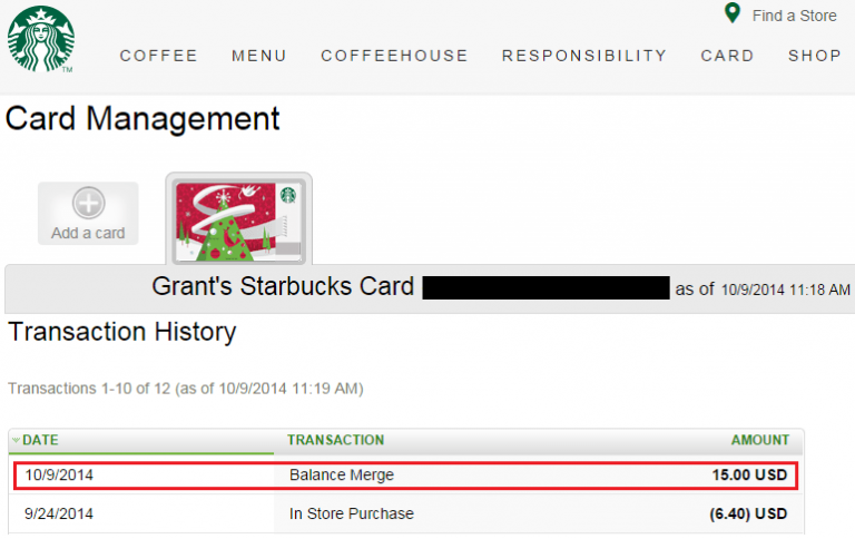 Starbucks Gift Card Register, Activation, Check Balance