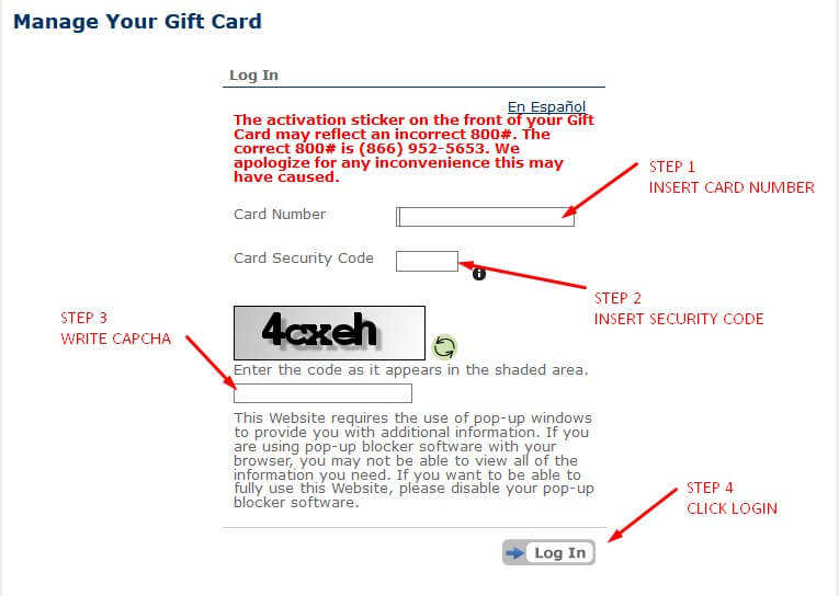 Mygiftcardsite Activation