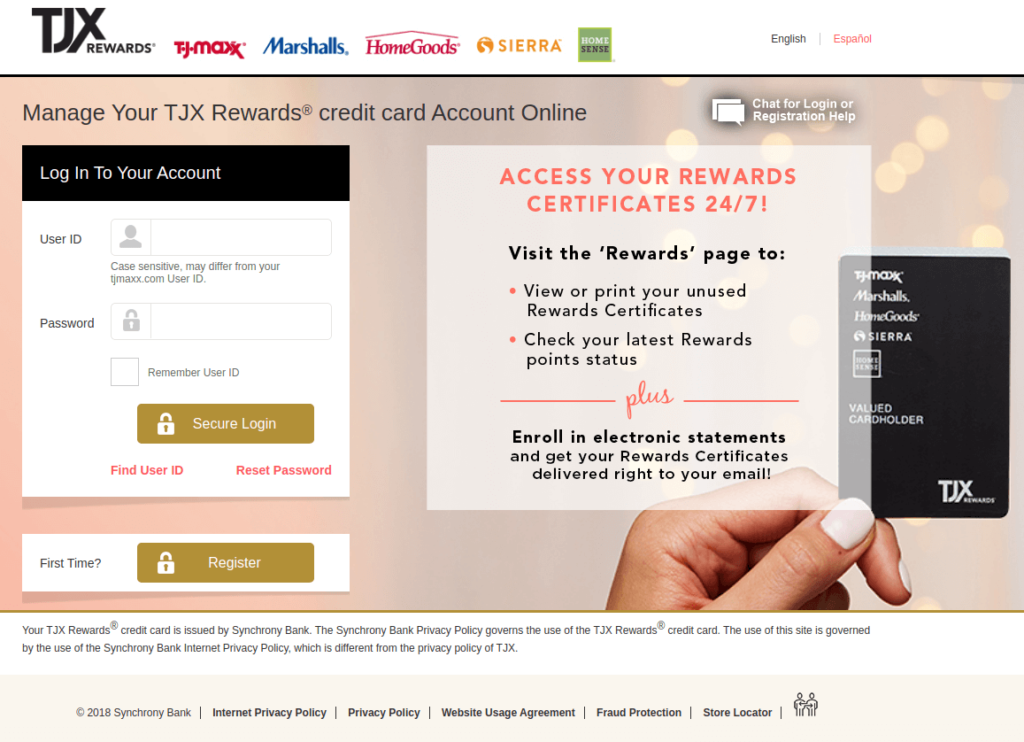 TJMaxx Credit Card Login, Registration, Reviews, Activation